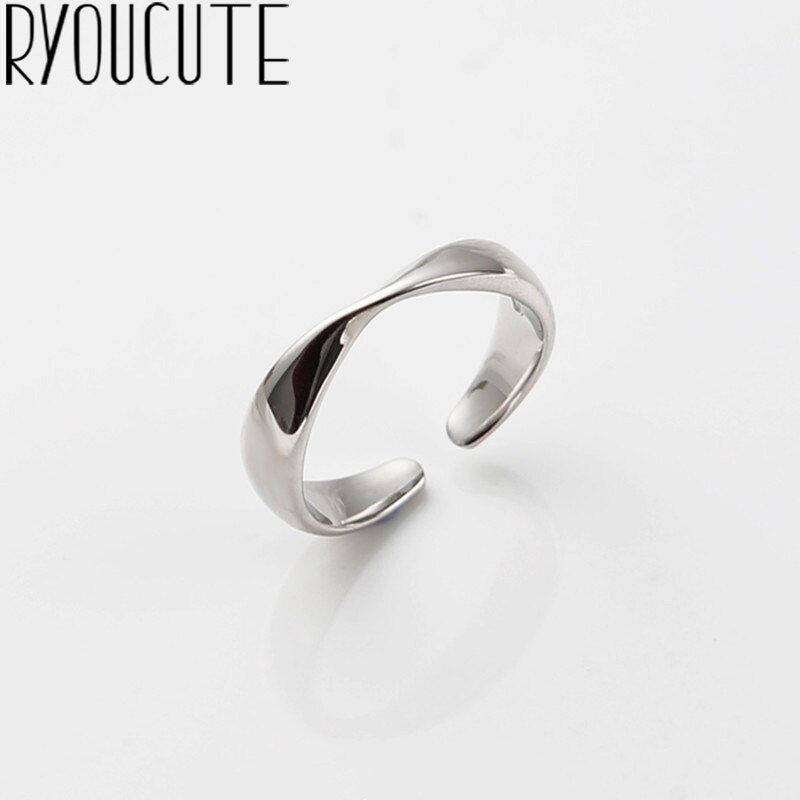 Einfache Punk Jahrgang Ringe für Frauen Silber Farbe Schmuck Mädchen Einstellbare Größe offen Finger Ringe