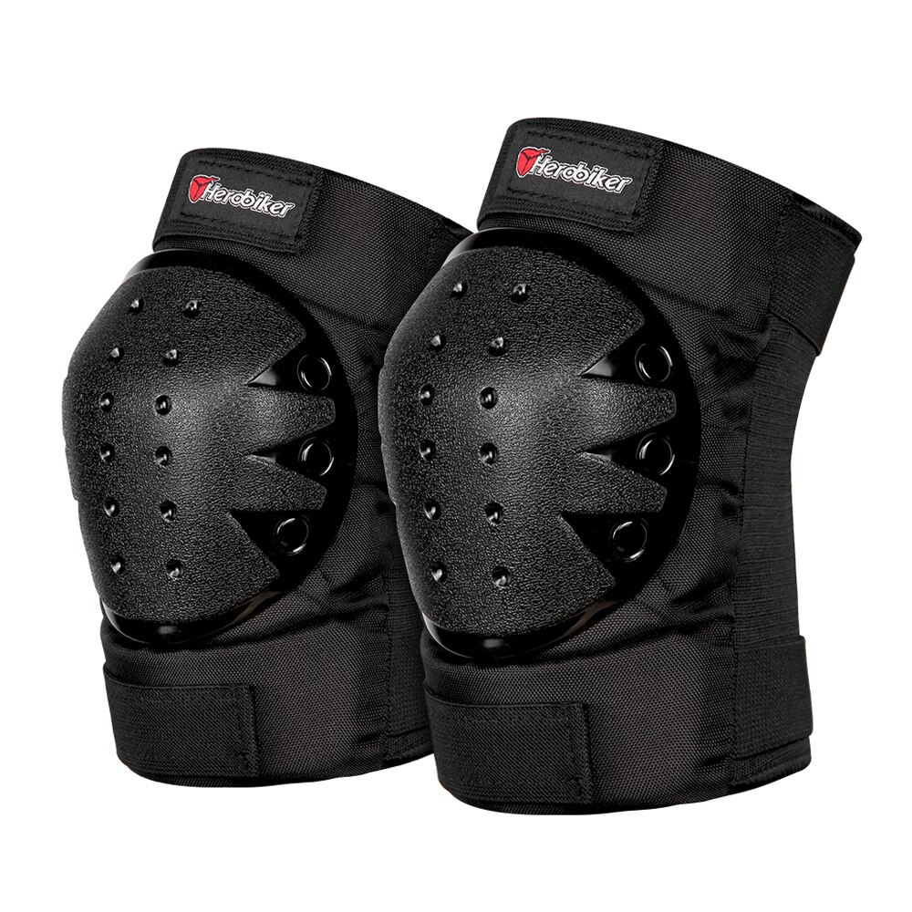 HEROBIKER-rodilleras de motocicleta todoterreno, protector de rodilla para patinaje y Motocross, equipo de protección: MK1005