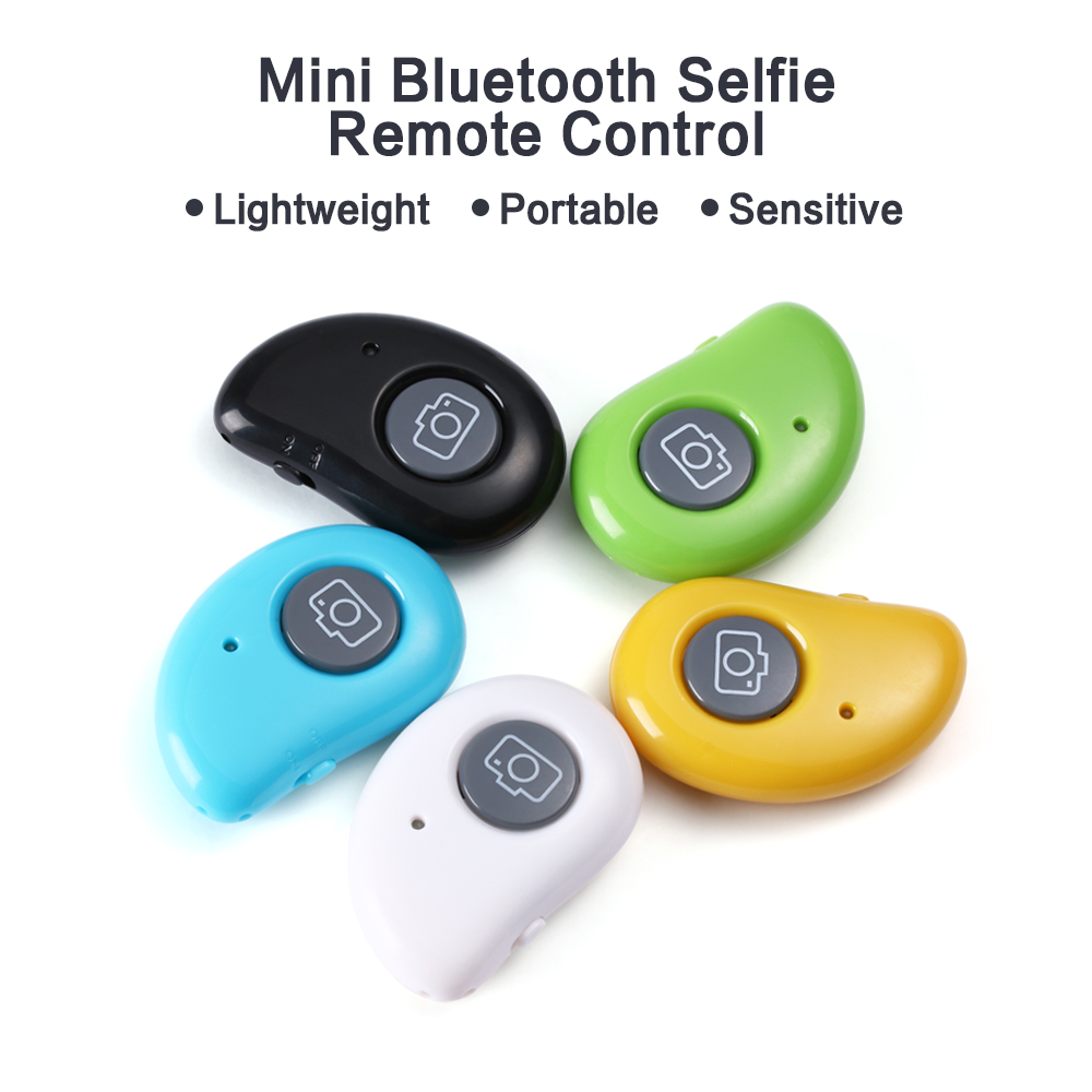 Universal mini trådlös bluetooth avtryckare fjärrkontroll selfie avtryckare knapp smartphone kamera slutarkontroll