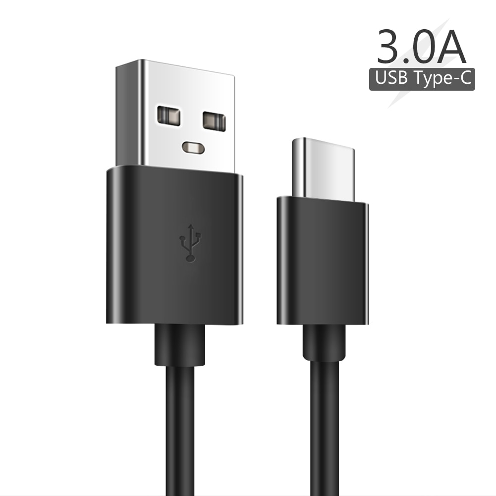 25/100/150/200/300Cm Usb C Type C Kabel 3A Quick Charge Cable Data koord Voor Samsung S9 S9 + S8 Plus Xiaomi Redmi Niet 8 10 Huawei