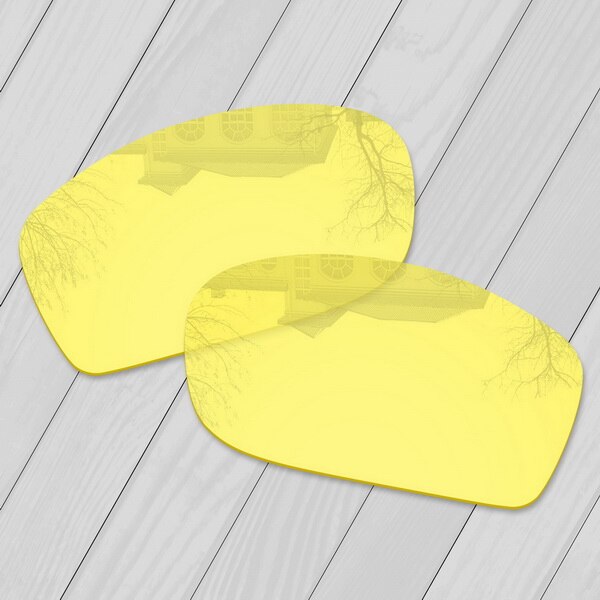 E.o.s Gepolariseerde Verbeterde Vervanging Lenzen Voor Oakley Fives Squared Zonnebril-Meerdere Keuze: HD Yellow