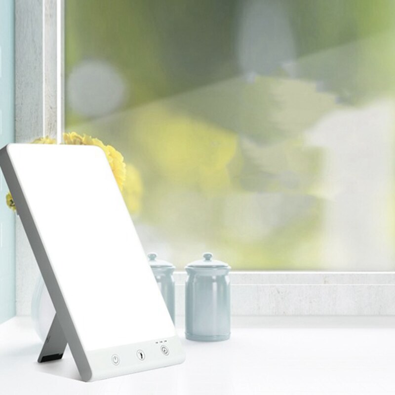 Light Therapy Lamp,LED Sun Lamps with 11000 Lux Brightness, LED Therapy Box with 3 Adjustable Brightness Levels, Press Control,