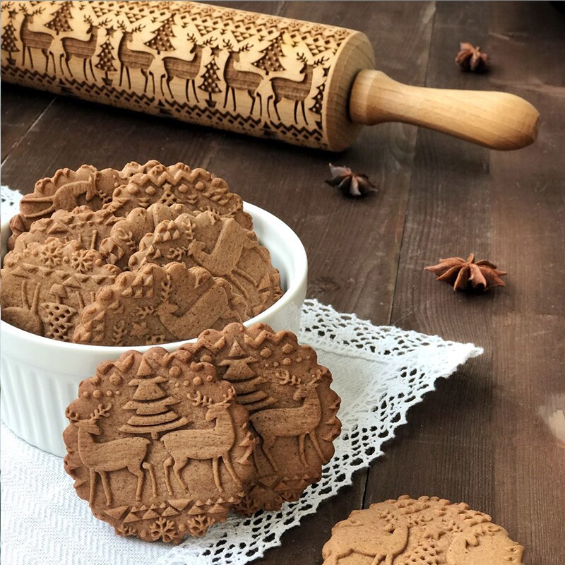 Bricolage cuisine noël orignal dessin animé numérique Alphabet modèle gaufrage rouleau à pâtisserie cuisson Biscuit Fondant gâteau pâte