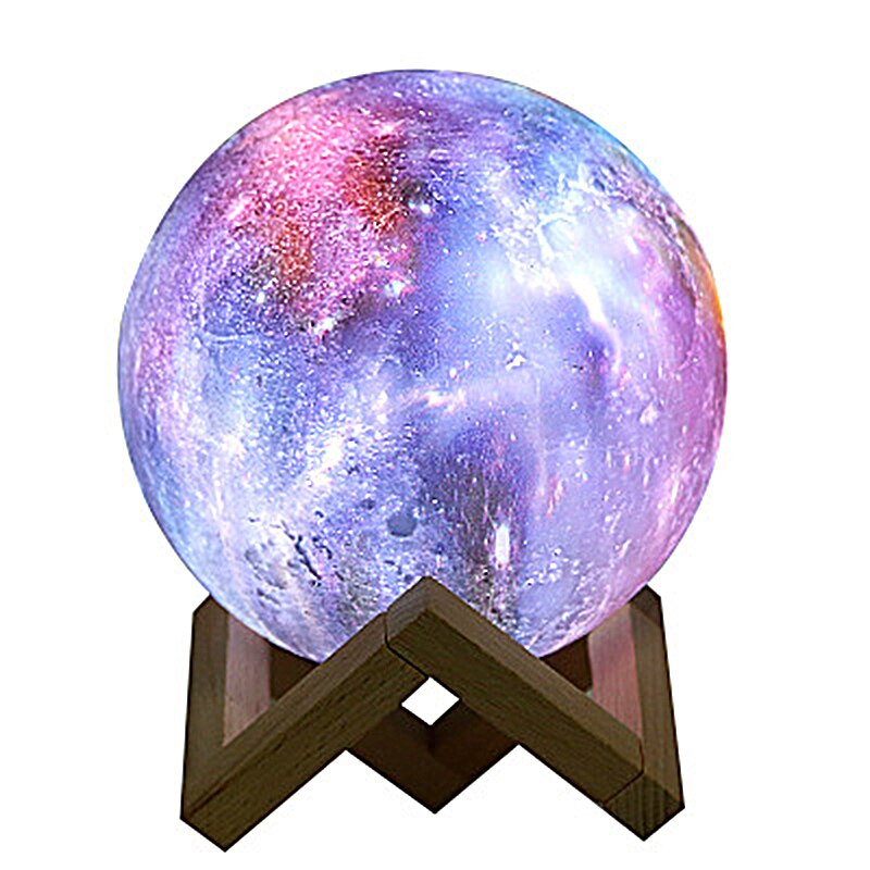 3d starry sky light led night light USB light colorful remote control bedroom moon light rotating blinking projector