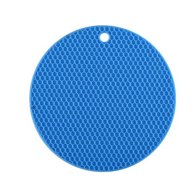 Siliconen Onderzetter Mat Pads Non-Slip Siliconen Isolatie Mat Voor Thuis Gebruik: Blauw