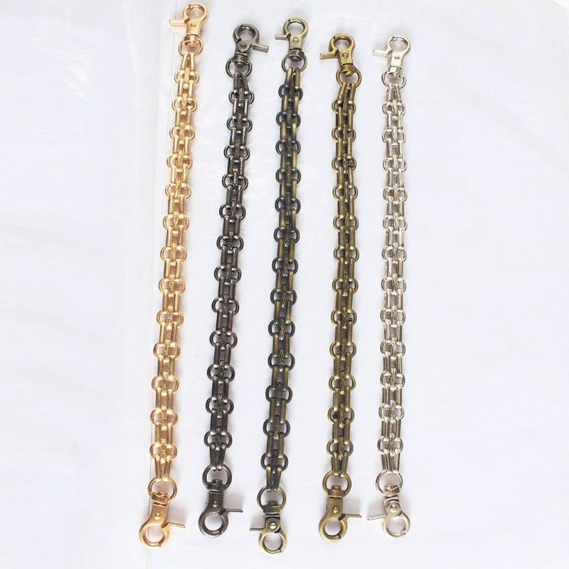 26CM Metal Purse Chain Strap Handle Shoulder Cross Body Bag Handbag Replacement DIY Bag Accessories Parts