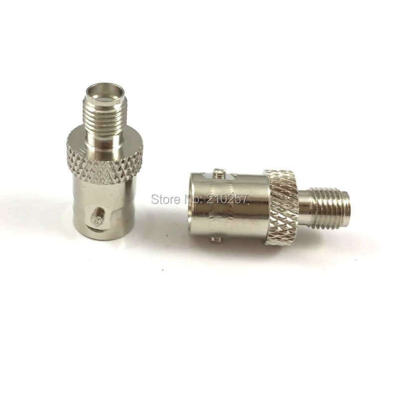 10pcs Sma Female Jack to Bnc Female RF Straight Connector Adaptor
