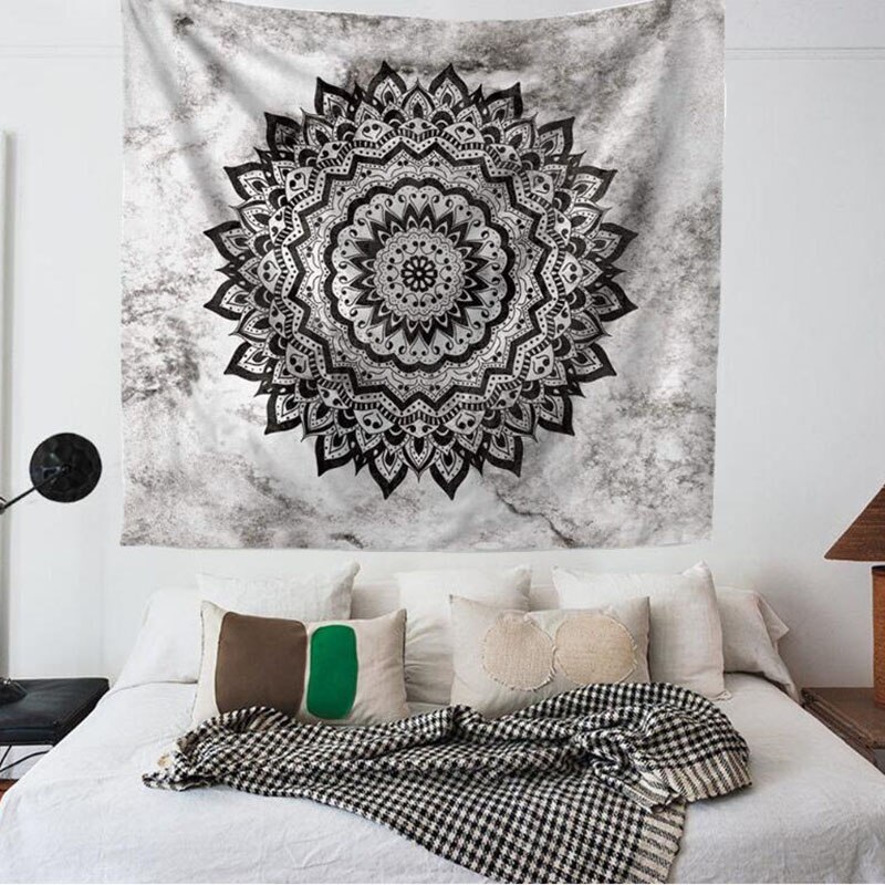 Hippy Indiano Da Parete Elefante Mandala Arazzo Arazzi Spiaggia Yoga