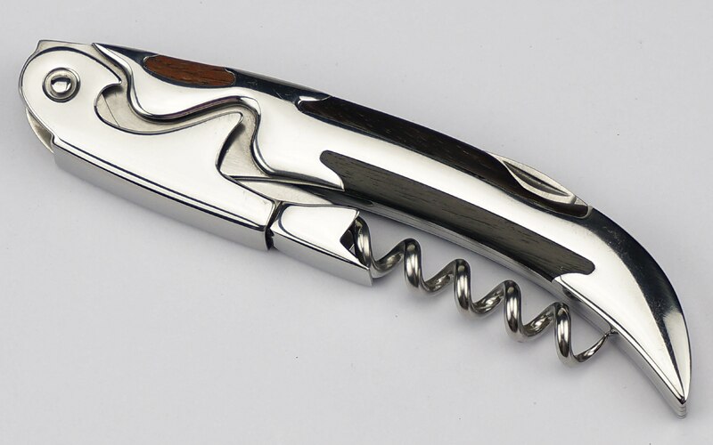 sommelier wine opener waiter's friend corkscrew wine bottle opener cork remover with wooden handle by forkry for: Default Title