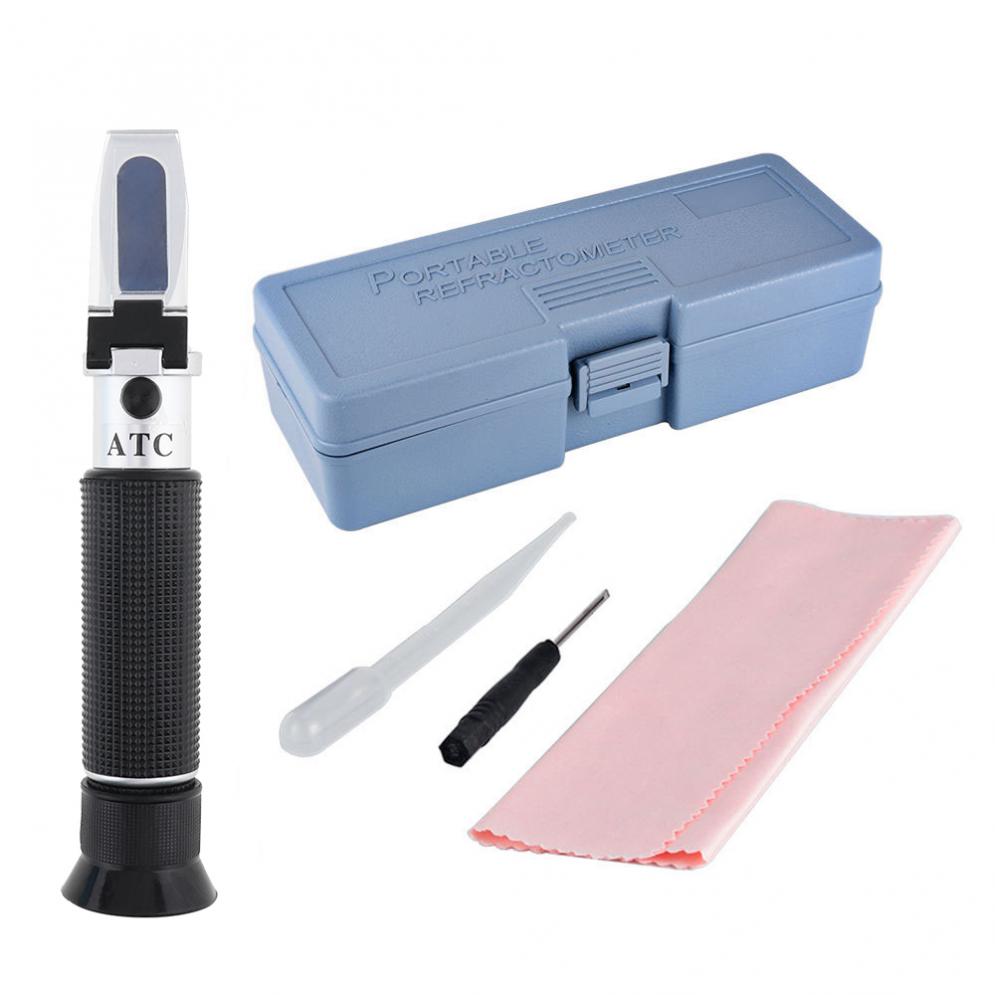 2 In 1 Salinity Refractometer Aquarium & Seawater - Dual Scale with Pipet and Mini Screw Driver Support Manual Focusing