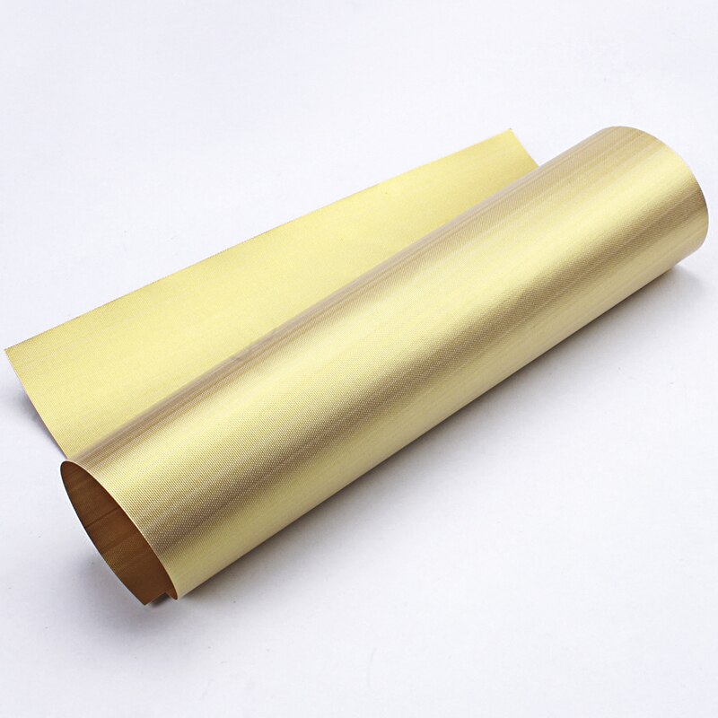 PTFE Non-stick BBQ Accessories Grill Mat Barbecue Outdoor Baking Pad Reusable Teflon Cooking Plate for Party Grill Mat Tools: Gold
