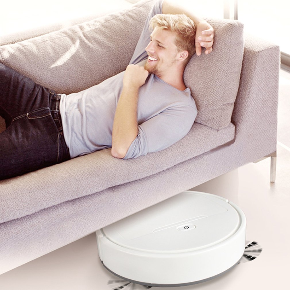 Robot aspirador 3 en 1 inteligente para el hogar, barrido automático, herramienta para el polvo