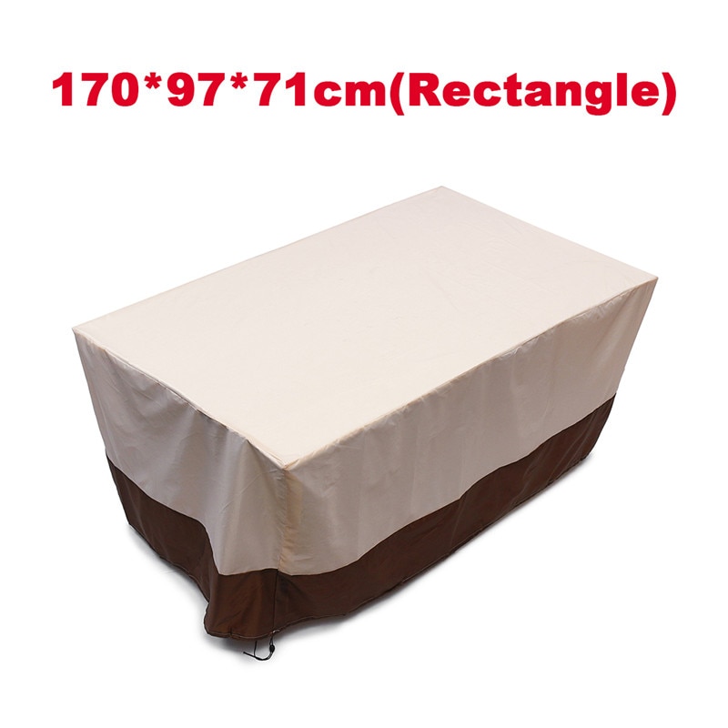 3 Vormen Waterdichte Outdoor Tuin Patio Furniture Covers Regen Sneeuw Stoel Covers Voor Sofa Tafel Stoel Dust Proof Cover