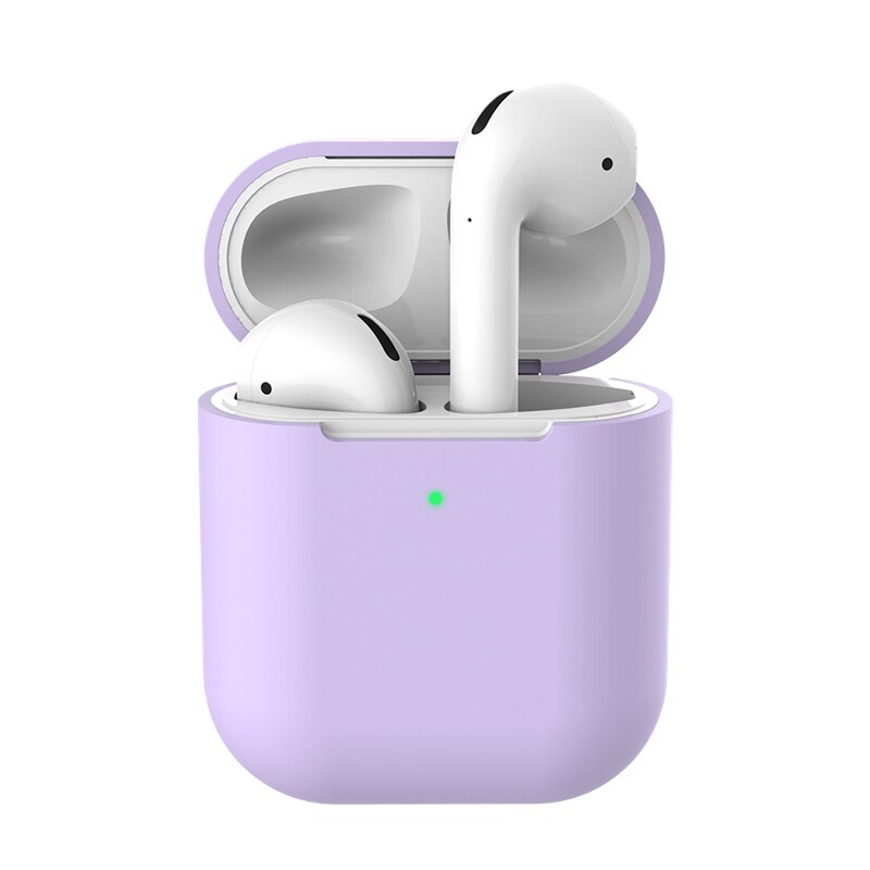 Für AirPods 2 Fall Schutzhülle Silikon Abdeckung Fall Stoßfest Abdeckung für Apple AirPods Drahtlose Kopfhörer Lade Box Beutel Taschen: 08