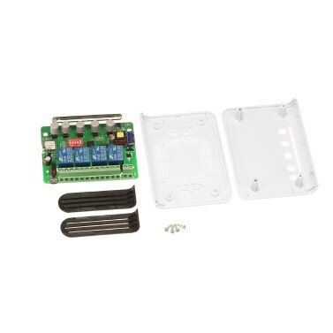 Módulo Universal inalámbrico de Control remoto inteligente para puerta de garaje, enchufe de 4 canales, CC, 5V, Wifi, temporizador, aplicación móvil, Control remoto, 5V/220V/12V