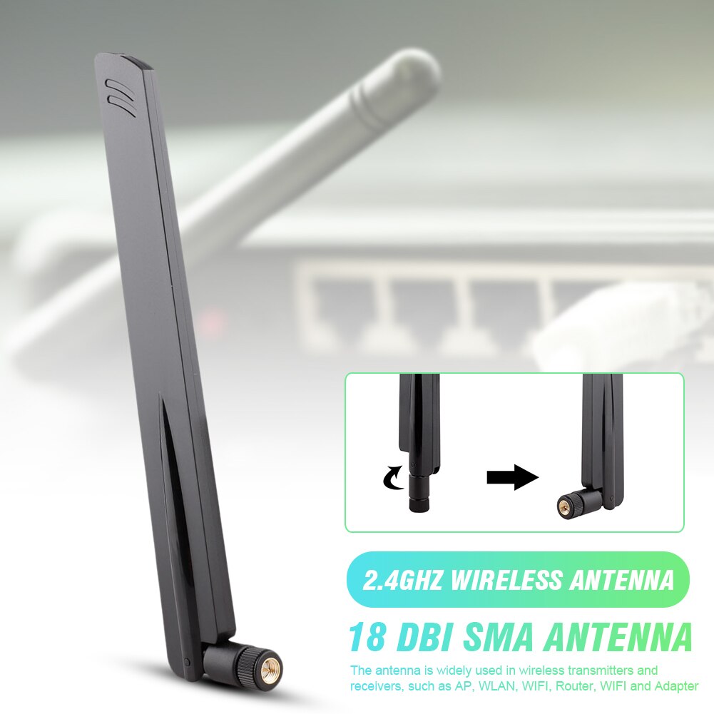 2.4 GHz WIFI Antenna 18dbi Antenna SMA Maschio connettore wi fi antena 2.4 ghz antenne wi-fi per il Router Wireless antenas