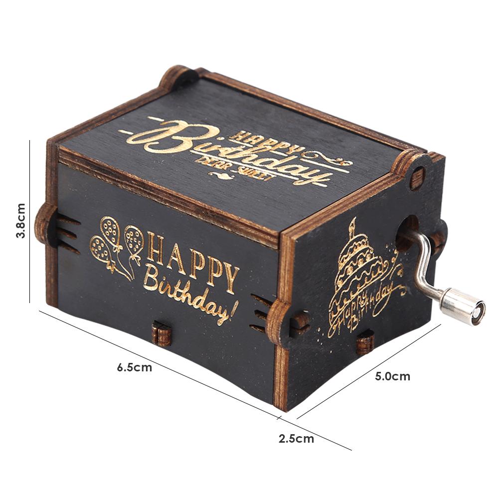 Classic Rotating Dancer Hand Crank Musical Boxes Romantic Classic Piano Model Dancing Ballerina Music Box Birthday Wedding: G 65x50x38mm