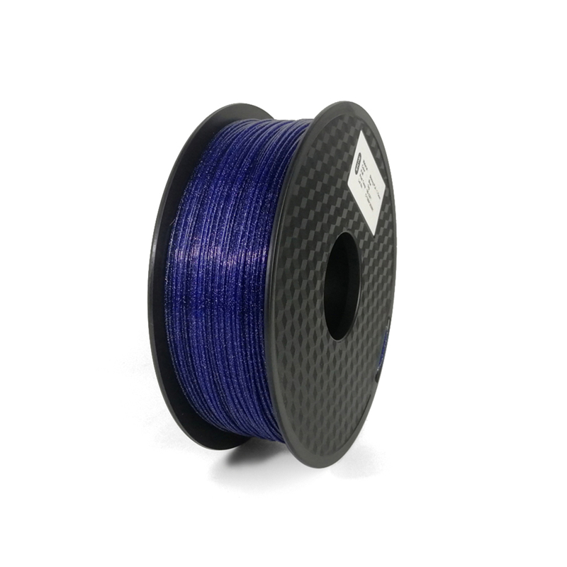 Pla 3d Printing Filament Shining Rainbow Colorful 1.75mm 1kg Shiny Multicolor Printer Materials Fash Point Babysbreath Flashing: Colorful blue
