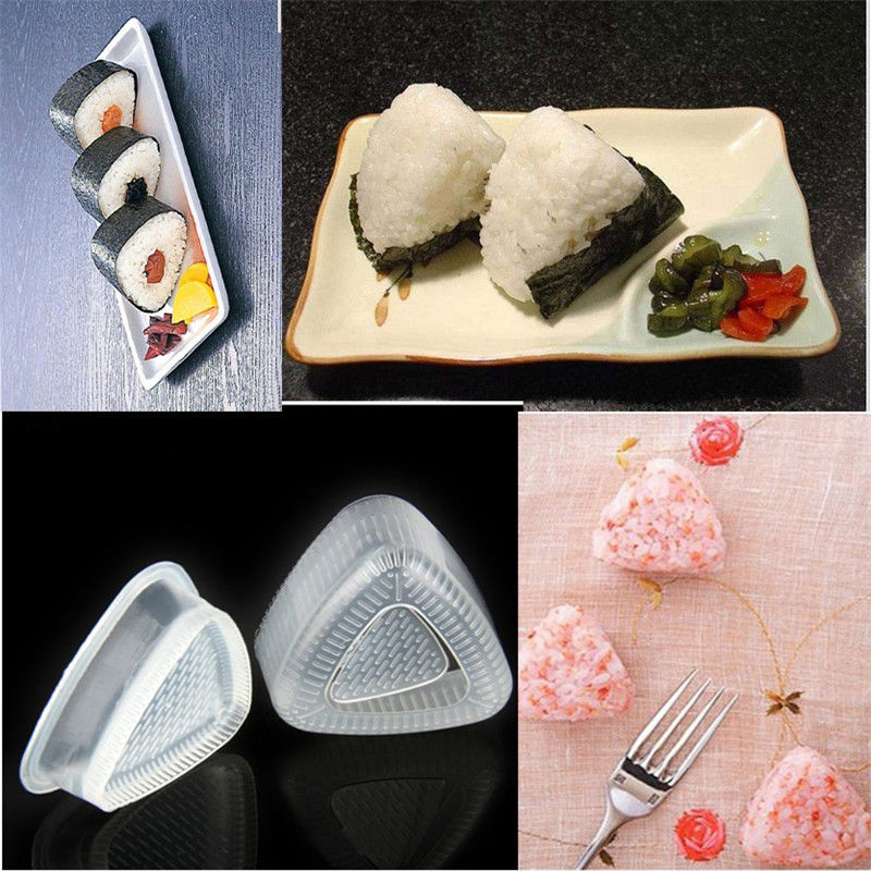 Limitools 2 st /1 set sushi mögel onigiri ris boll bento press maker mögel diy verktyg verktyg kök tillbehör