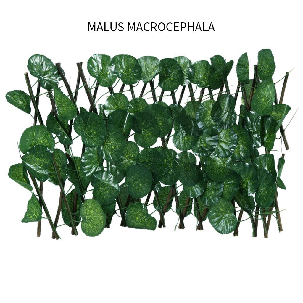 Greenery Walls Simulation Fence Telescopic Fence Balcony Privacy Screen Garden Fence Artificial Garden Plant Fence UV Protected: B