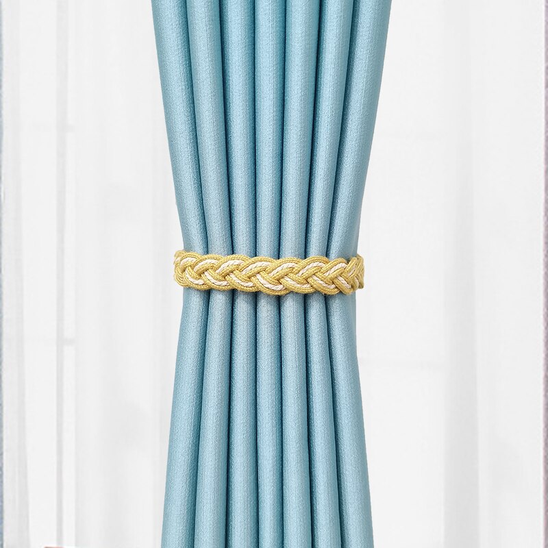 Pince à cordon pour rideaux, porte-rideau avec crochets et aimants: B1 No flowers 1