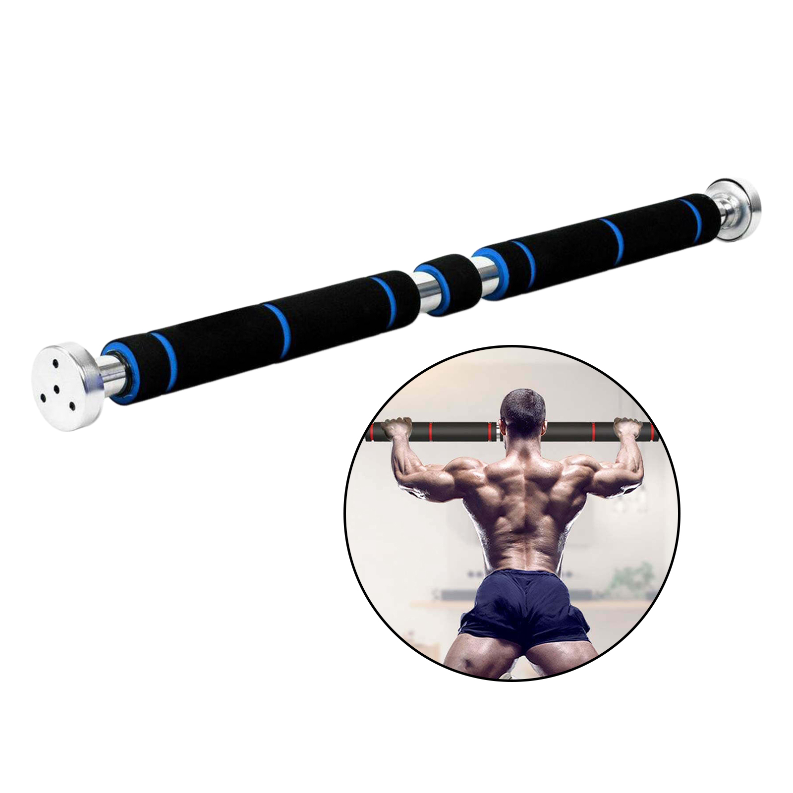 Pull Up Bar Deur Oefening Workout Bar 60-100Cm Verstelbare Chin Up Bar Workout