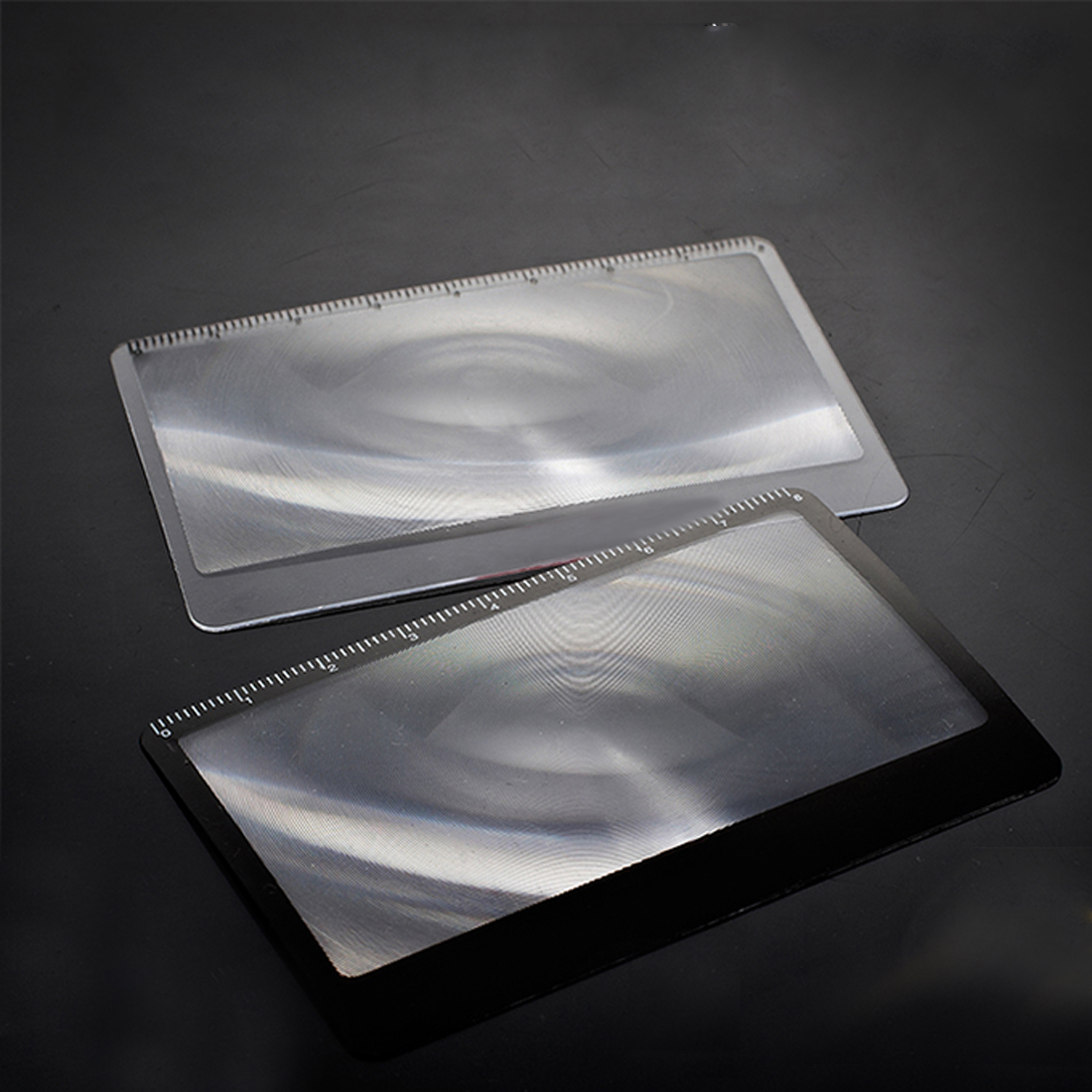 3 X Ultra-dünne Lupe Tasche Kreditkarte Größe für Fresnel-linse Lesen Lupe Glas