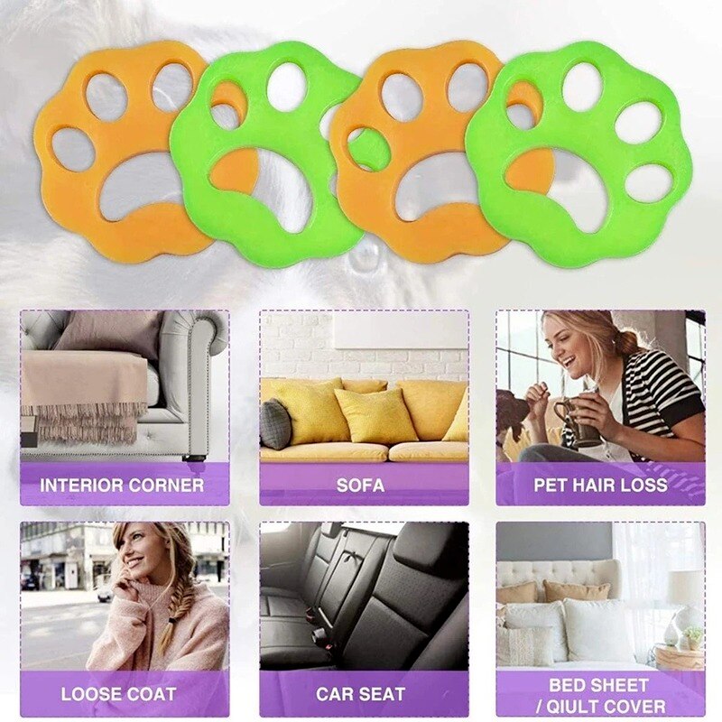 Zapper – brosse en Silicone pour enlever les poils d&#39;animaux, réutilisable, pour canapé, voiture, Machine à laver, linge, attrape-fourrure, produits de nettoyage, accessoires