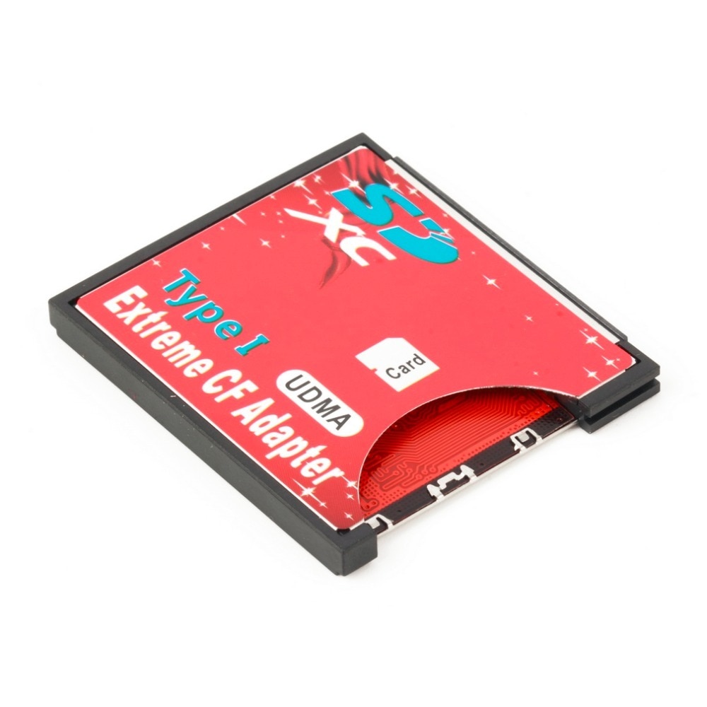 100% Single Slot Extreme For Micro SD/SDXC TF To Compact Flash CF Type I Memory Card Reader Writer Adapter Newest