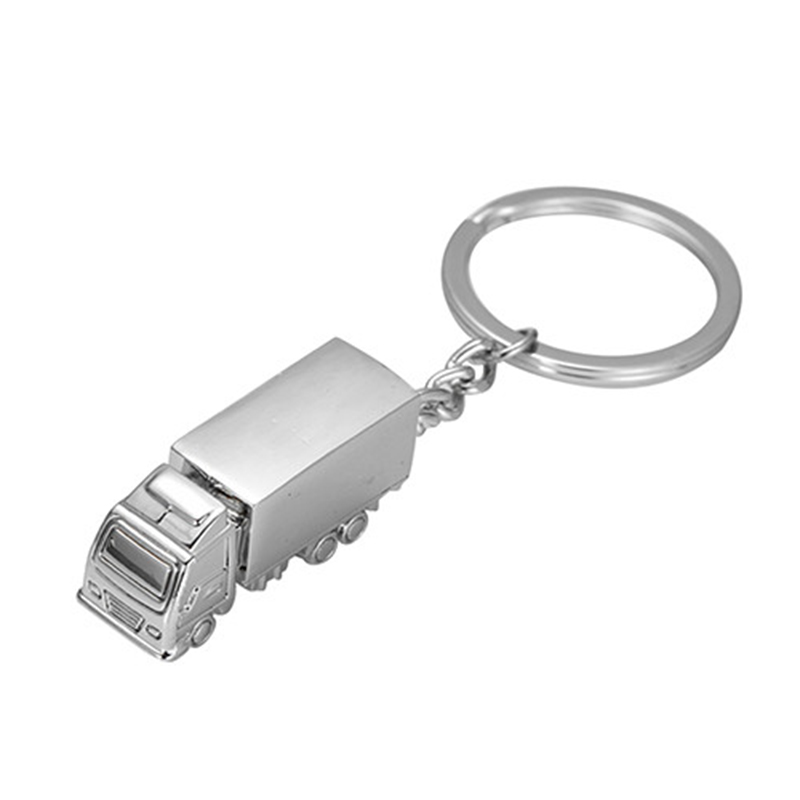 Sød metal zink legering nøglering lastbil lastbil bil nøglering nøglefob dejlig nøglering europæisk stil nøglering 1 stk.: Default Title