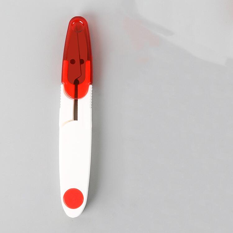 Needlework Scissors For Tailor Sewing Handicraft Fabric Accessories Embroidery Metal Cutting Sewing Supplies Tools Thread Cutter: Orange