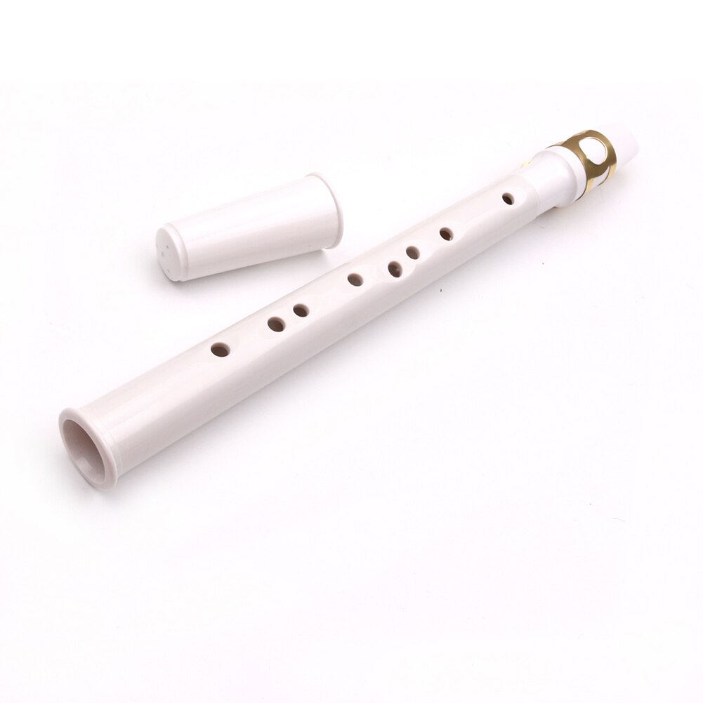 11 Holes Mini Sax Pocket Saxophone Simple Key C Musical Instrument Accurate Tone Child Music Learning Sax Good Sound: white