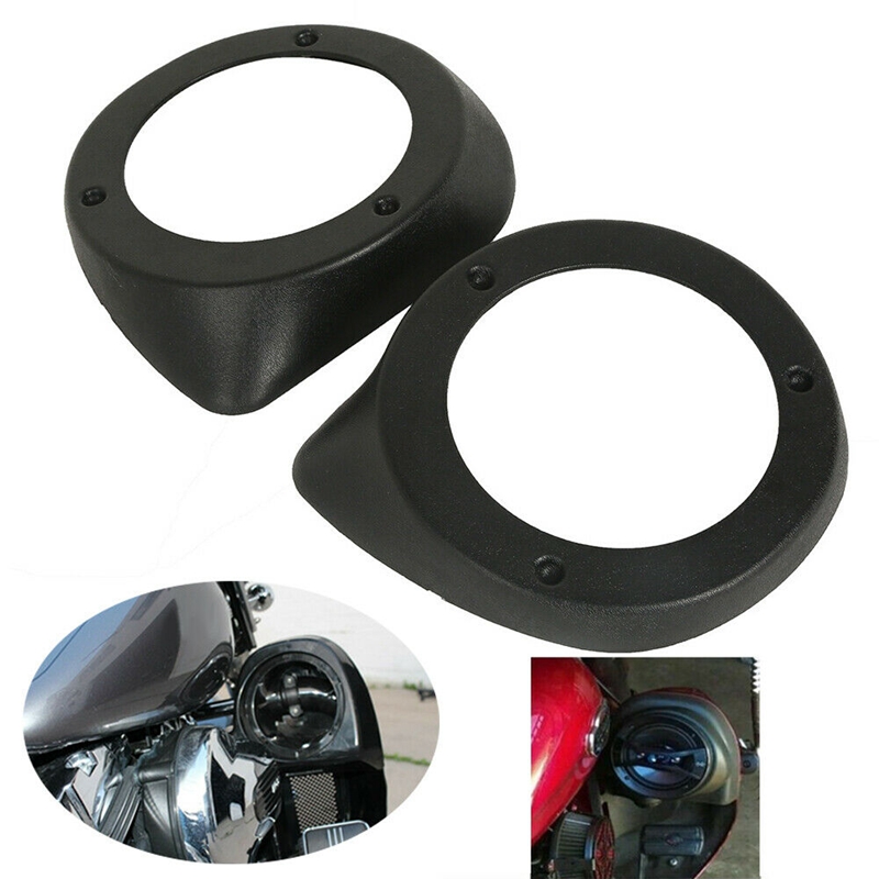Paar 6,5 inch Lautsprecher Boxen Pod Niedrigeren Entlüftet Bein Verkleidungen Fit für Touring Road King Entlüftet Unteren Verkleidung Electra Straße glide 19