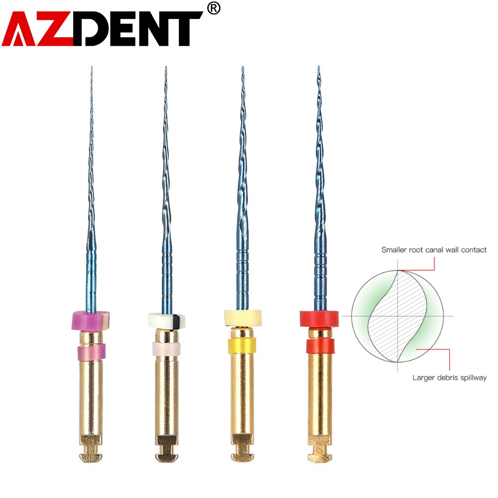 Azdent Motor Gebruik Niti Roterende Bestand Endo Wortelkanaalbehandeling Instrumenten Universele Motor Gebruik Blauw Endondontic Wortelkanaalbehandeling Tandarts Gereedschap