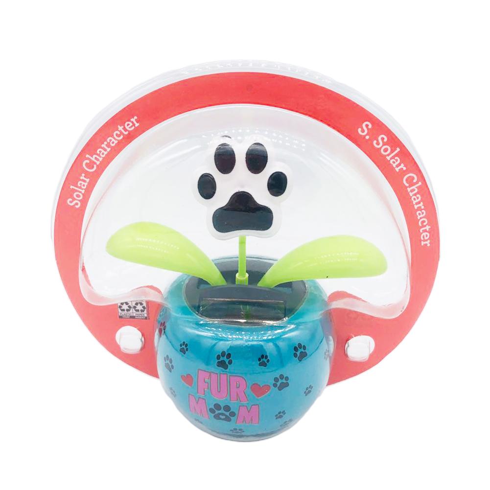 Carro de flores de baile con energía Solar para decoración Interior de coche, tablero de instrumentos con adornos oscilantes, accesorios creativos de 6 estilos