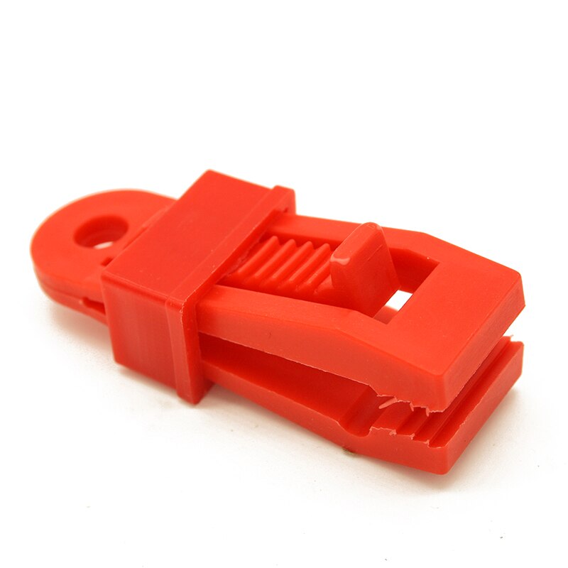 1PC Grote Tent Clip Camping Accessoires 6 Kleur 8.5CM Tent Clip Camping Equipment Tenten Ultralight Outdoor Wandelen Accessoires: ZPPJ0049B-red