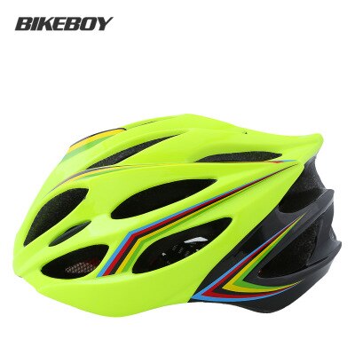 BIKEBOY Bicycle Cycling Helmet Male Road Bikes Equipment Mountain Bike Safety hat breathable Bicycles Helmets Men and Women: Light Green