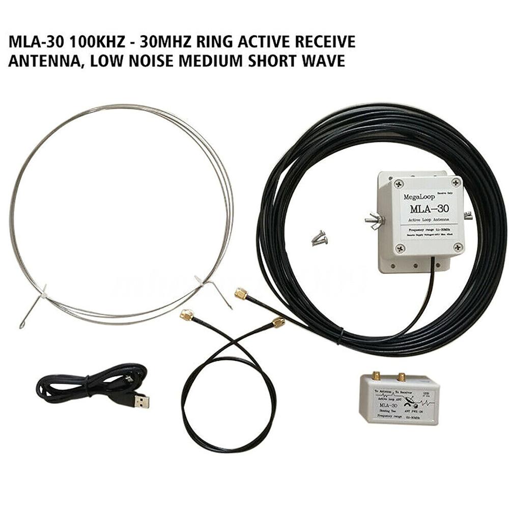 MLA-30 Loop Antenna 100kHz-30MHz Receiving Antenna Aerial for Short Wave Radio: Default Title