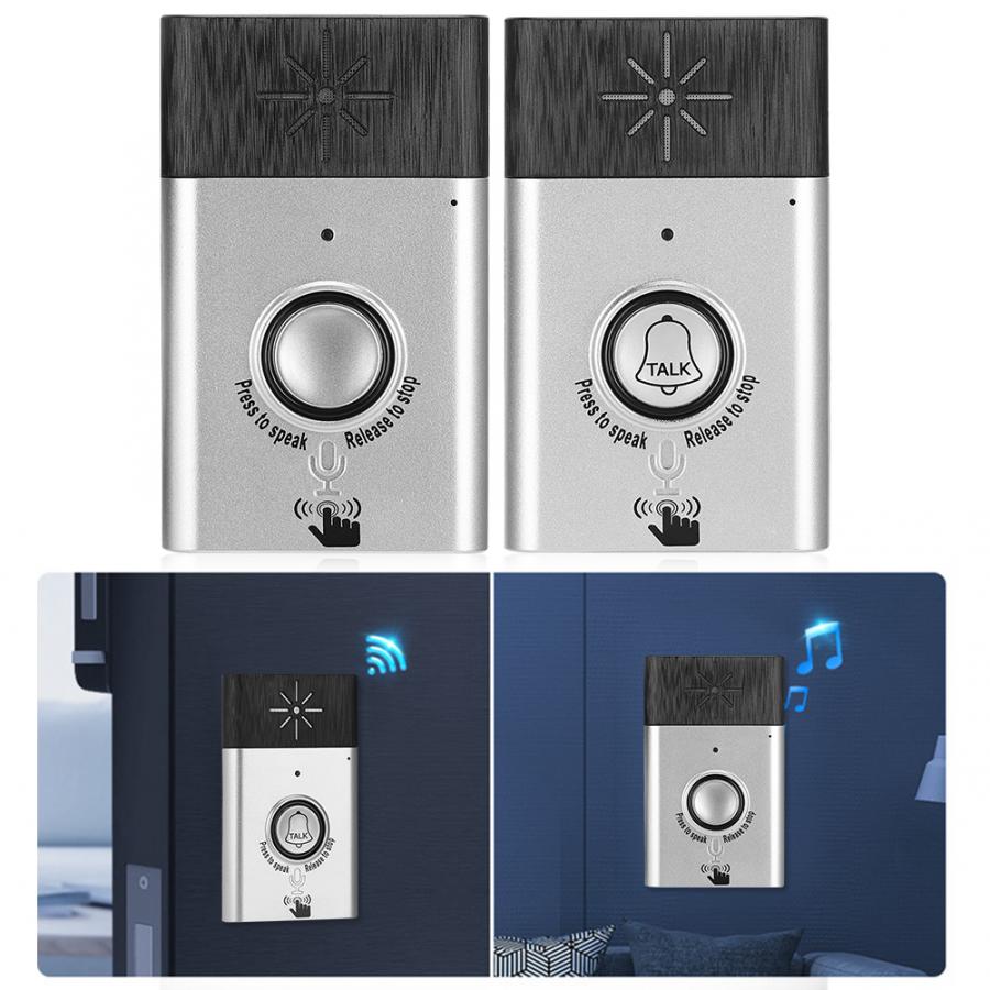 Door Bell Alarm Smart Wireless Voice 2-Way Intercom Doorbell Access Control System Home Security ring doorbell