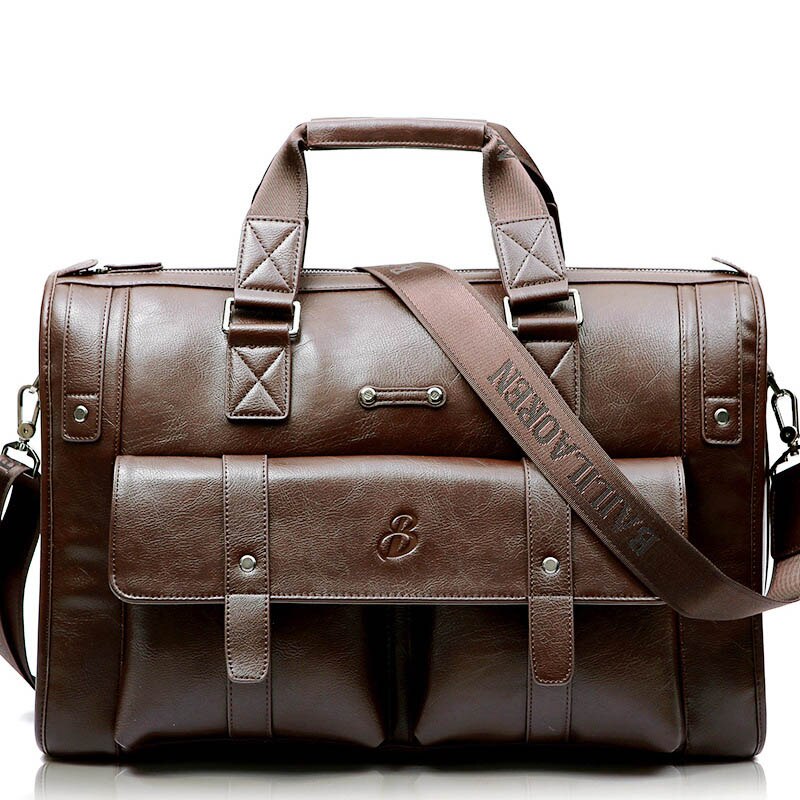 LEINASEN Hohe Kapazität Männer aktentasche Business Messenger Handtaschen Männer Taschen Laptop Handtasche Tasche männer Reisetaschen Hochwertige: Big light brown