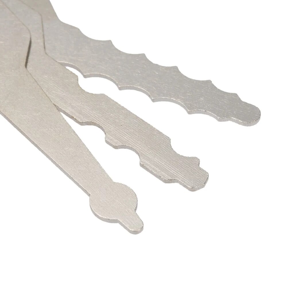 10Pcs/Set Stainless Jiggler And Keys Dual Sided Car Unlock Lock Open Repair Accessories Tool Kit