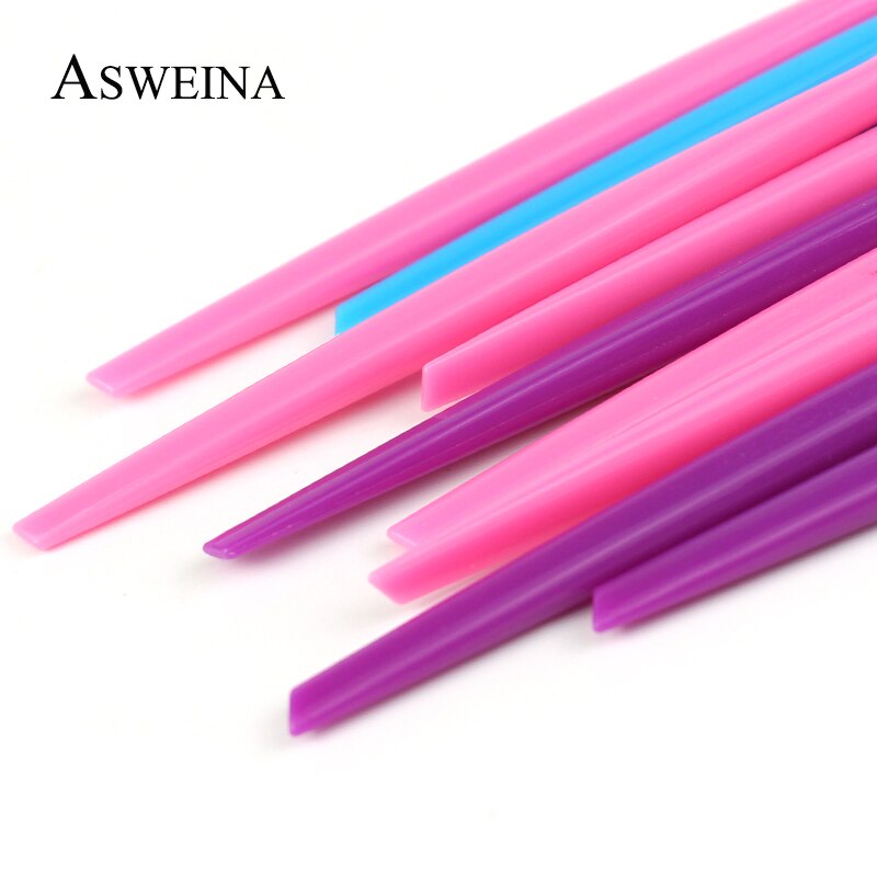 10pcs Cute Plastic Nail Cuticle Pusher Hight Nail Stickers Pushers Manicure Nail Tools For Girls