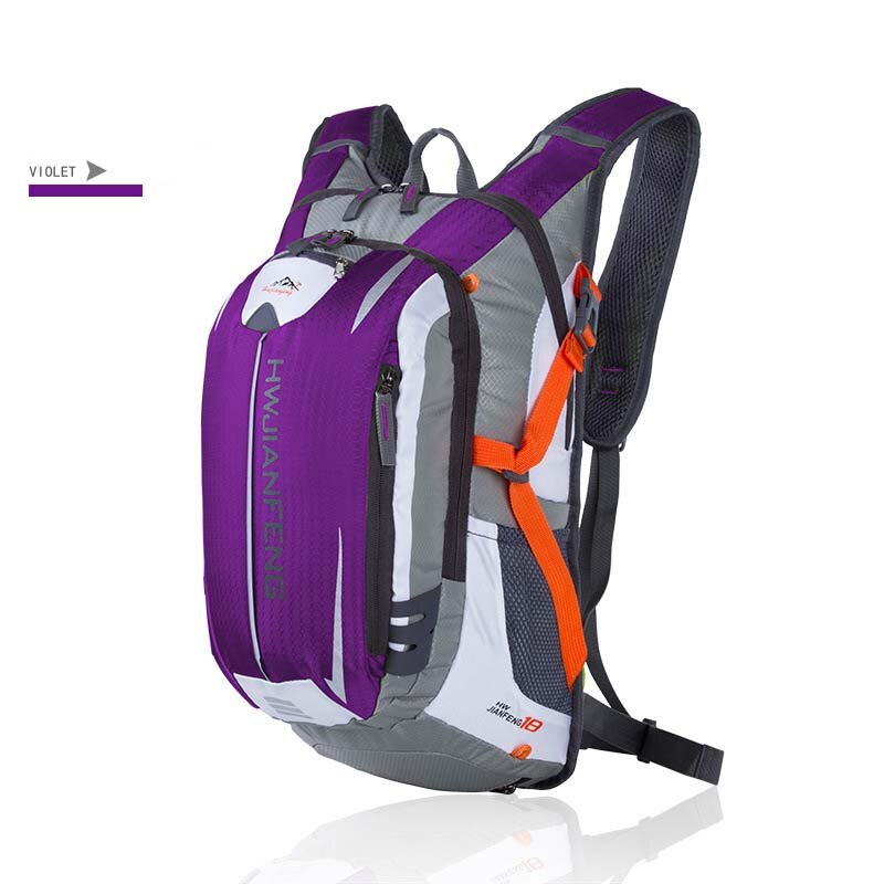 Ruiterrugzak superlichte rugzak mountainbike fiets waterzak wandelen bergbeklimmen kampeerrugzak sgf 005: Paars