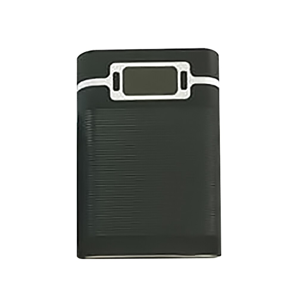 4*18650 Battery Holder LCD Display Power Bank Battery Box DIY Power Bank Storage Case Enclosure Mobile Phone Charger Shell Case: Black