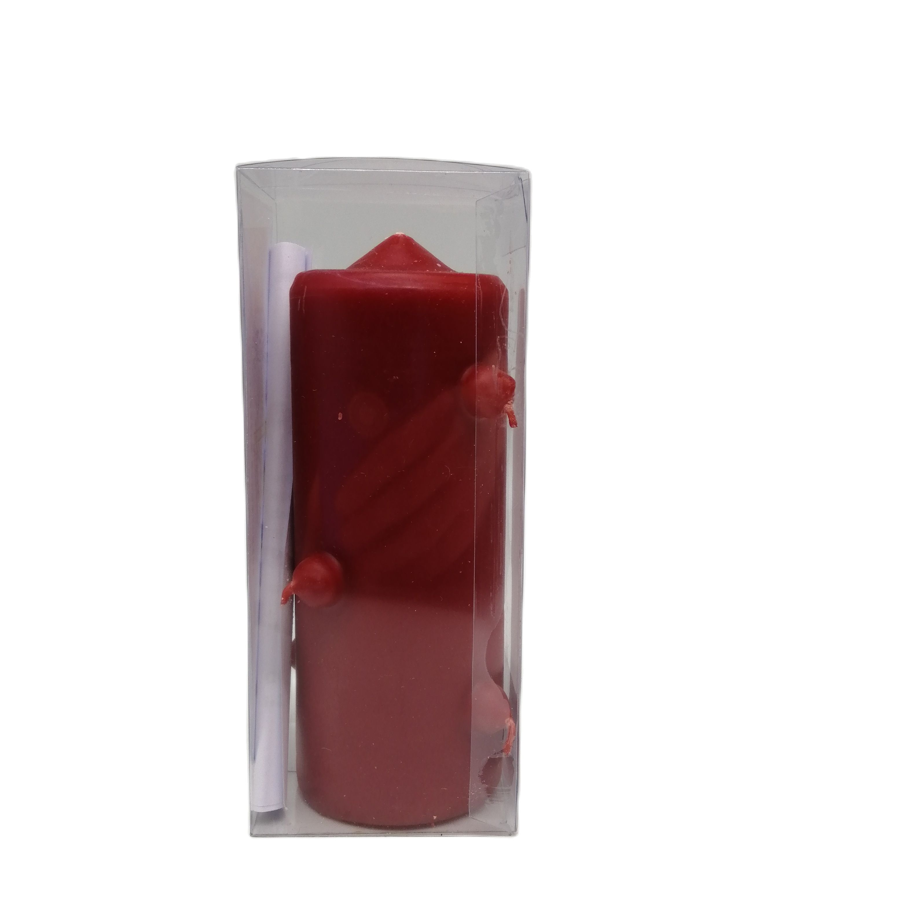 Velon 7 Mechas Tumba Trabajos 14CM DE Altura Totaalmente Ritualizado Quemador Para Eliminar Malas Energias Tetragrammaton Producto Artesanal Instrucciones en el interior Hecho con Parafinas