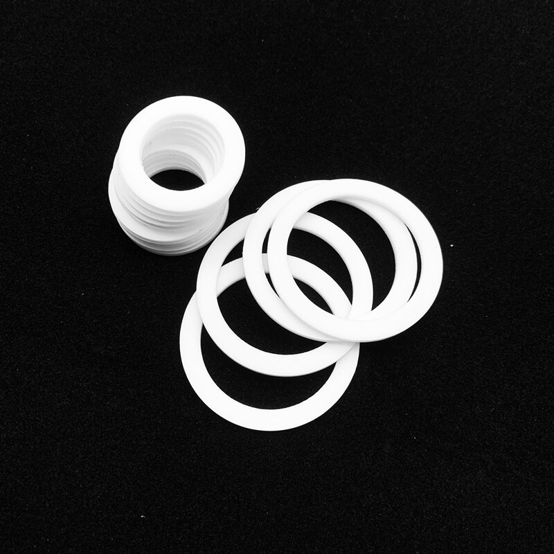 PTFE Gasket DN10 DN15 DN20 DN25 DN32 DN80 DN100 DN150 DN300 DN400 High Temperature Resistant Union Seal Ring PTFE Flange Gasket