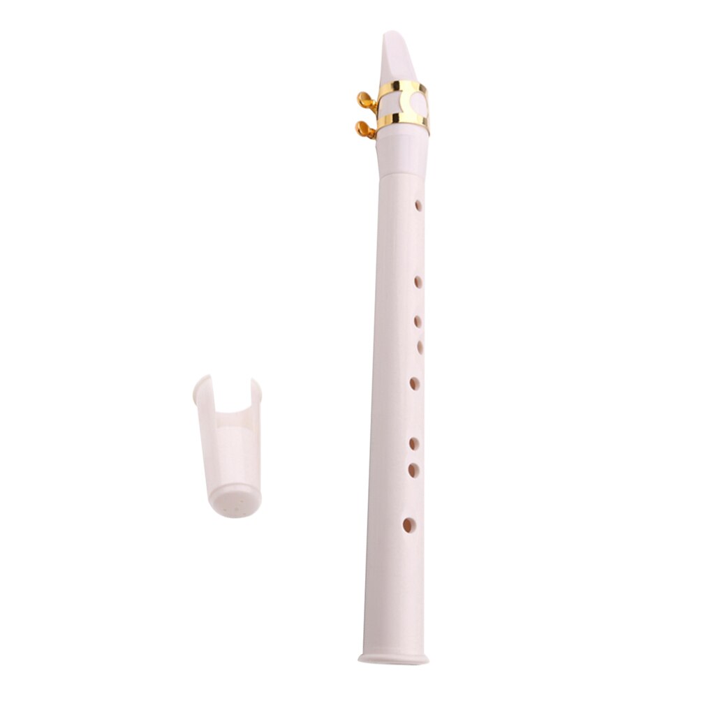 Saxofón Mini, instrumento Musical portátil, blanco