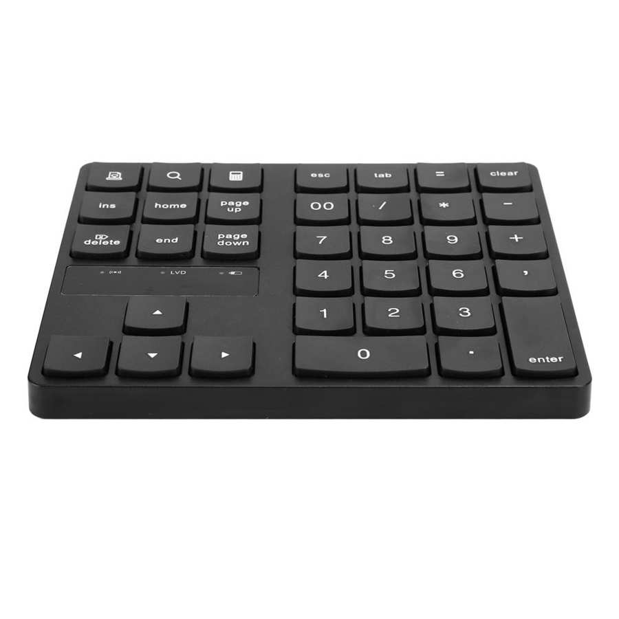2.4G Wireless Number Pad Portable Mini Numeric Keypad 35 Keys Ultra Slim Keypad for Laptop Computer
