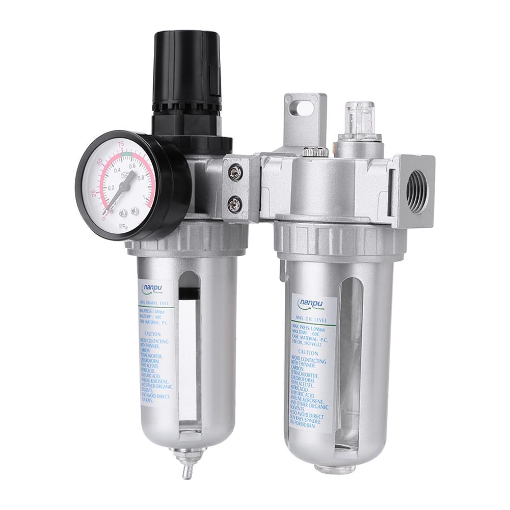 SFC400 Luft Kompressor Öl Wasser Filter Luftdruck Kompressor Filter Messgerät Falle für Kontrolle Großen hoch-präzision Pneumatische Werkzeug