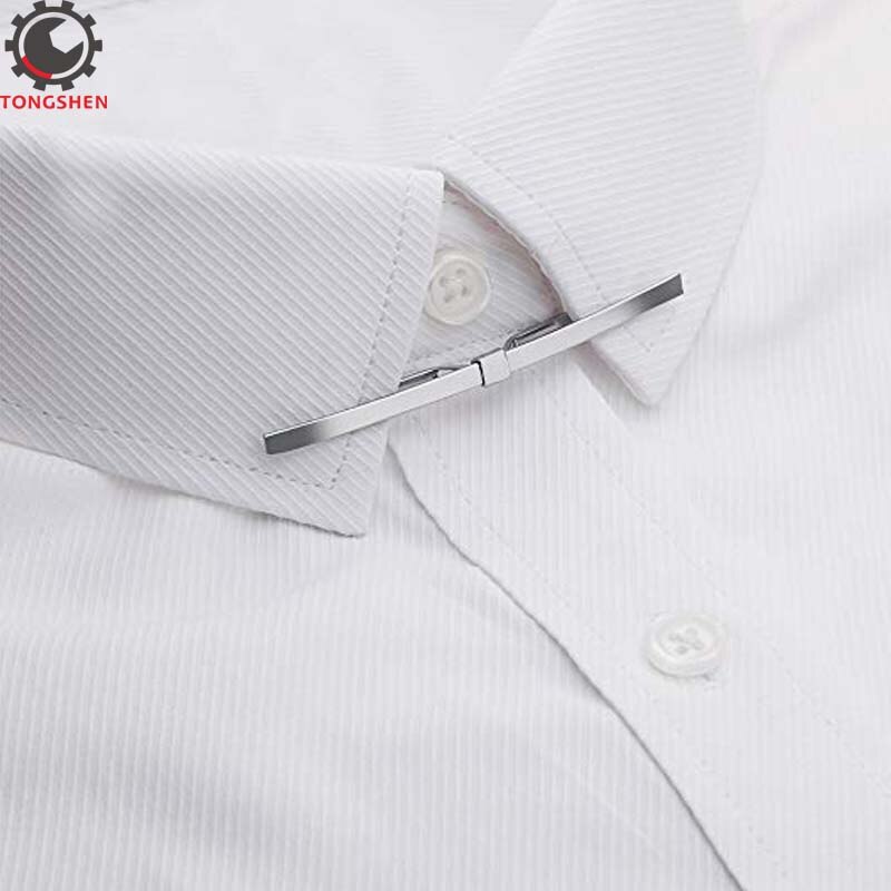 6Pcs Tie Collar Bar Pin Set Two Tone Collar Pin Men's Collar Bars Metal Collar Pins Metal Noble Tie Rods Brooch Clips